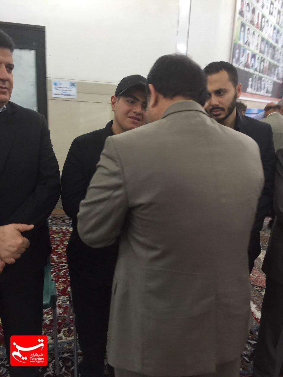 فرزند شهید مصطفی بدرالدین فرمانده فقید شاخه نظامی حزب الله در مراسم گرامیداشت پدرش در تهران، حضور یافت.